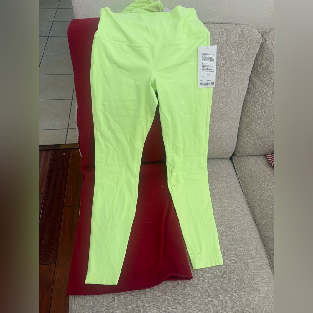 lululemon athletics Neon Green Leggings